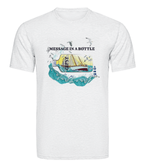 Camiseta "Message in a bottle" Gipsy 1927 Blanca
