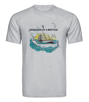 Camiseta "Message in a bottle" Gipsy 1927 Gris