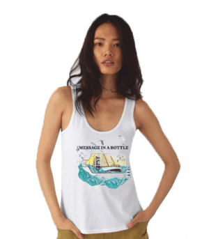 Camiseta "Message in a bottle" Gipsy 1927 Tirantes Mujer